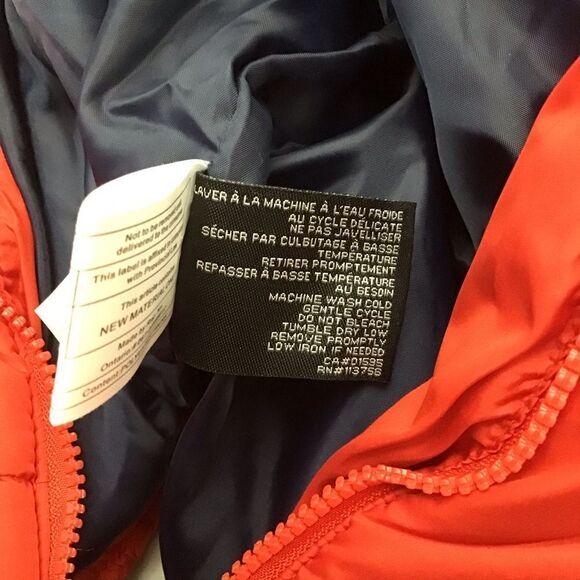 FAHRENHEIT active puffer winter coat jacket in Large red white blue - Picture 7 of 16